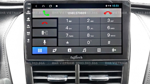 Màn hình DVD Android liền camera 360 Toyota Vios 2019 - nay | Fujitech 360 